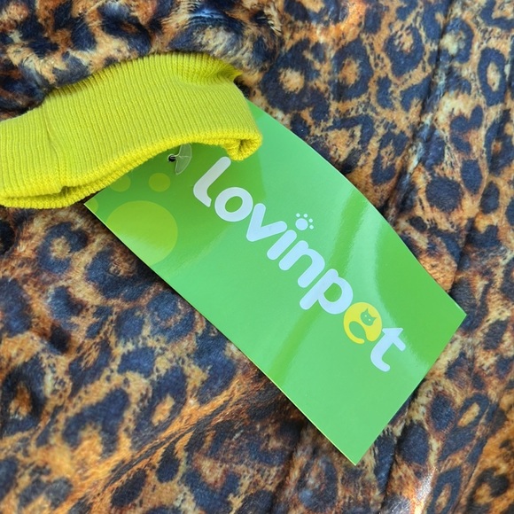 NWT LovinPet Dog Clothing, leopard Halloween costume Lightweight Warm Pet Coats - Picture 6 of 8